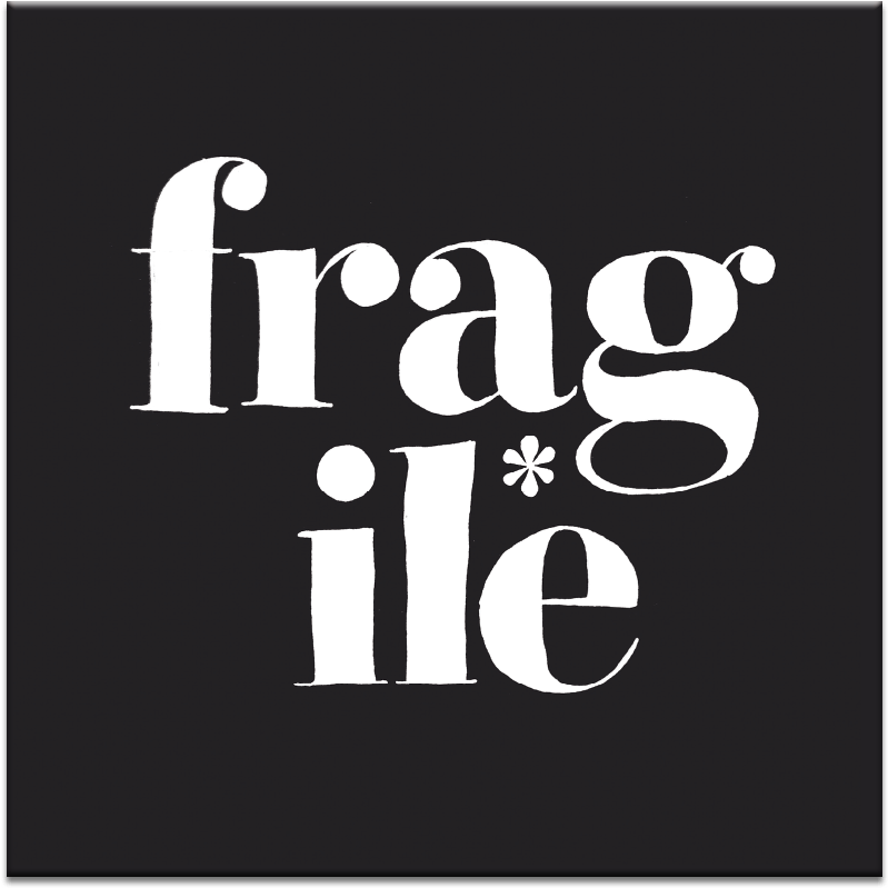 29sl-fragile - Fragile, Canvas Print, White, Posters, Prints, & (900x900), Png Download