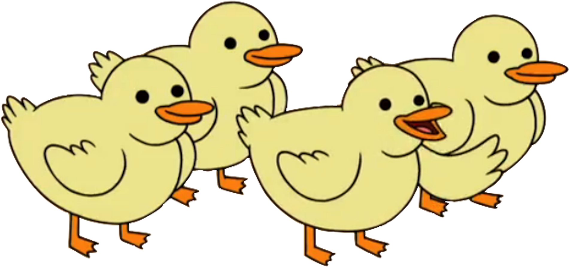 Baby Ducks - Transparent Baby Ducks From Regular Show (1920x903), Png Download