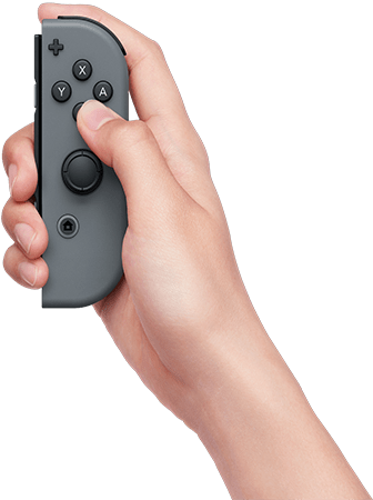 A Variety Of Configurations - Nintendo Joy-con(right) Gamepad - Grey (336x450), Png Download