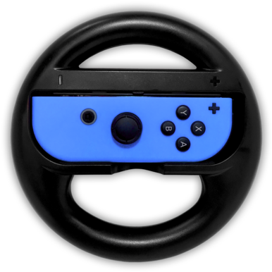 Steering Wheel For Nintendo Switch Joy-con - Insten Joy-con Protective Steering Wheel Grip (480x423), Png Download