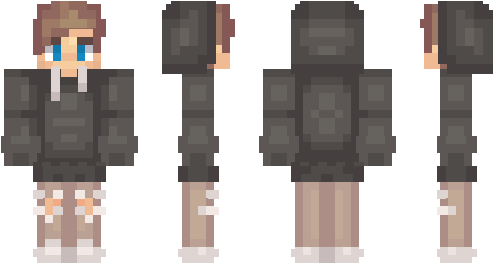 Minecraft Skin Hisoka - Minecraft (600x348), Png Download