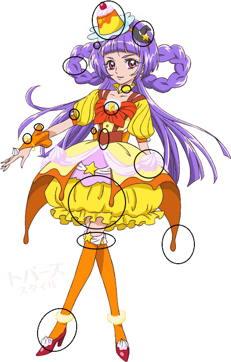 Mahou Tsukai Design Help Magical Topaz - Cure Miracle Cure Magical Topaz (520x760), Png Download