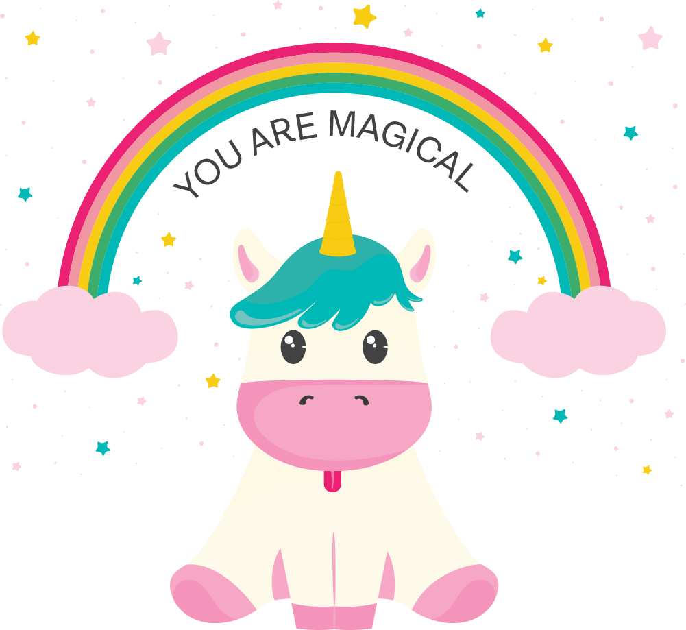 Magical - Rainbow (1001x919), Png Download