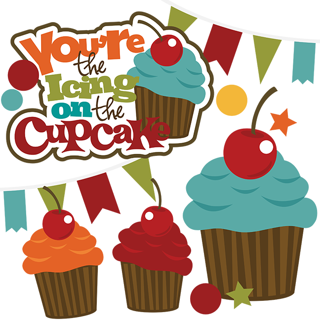 You're The Icing On The Cupcake Svg Cupcake Svg File - Scalable Vector Graphics (648x649), Png Download