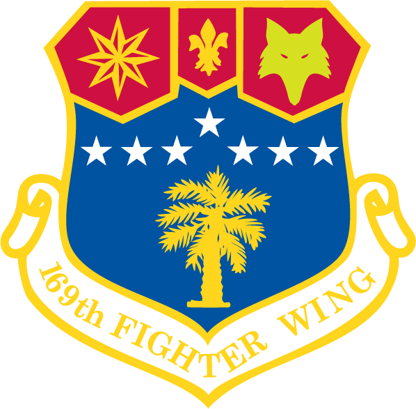 169th Fighter Wing - 169th Fighter Squadron (598x587), Png Download