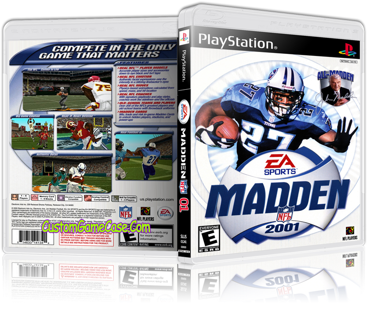 Sony Playstation 1 Psx Ps1 - Electronic Arts, Inc. Madden Nfl 2001 (800x631), Png Download
