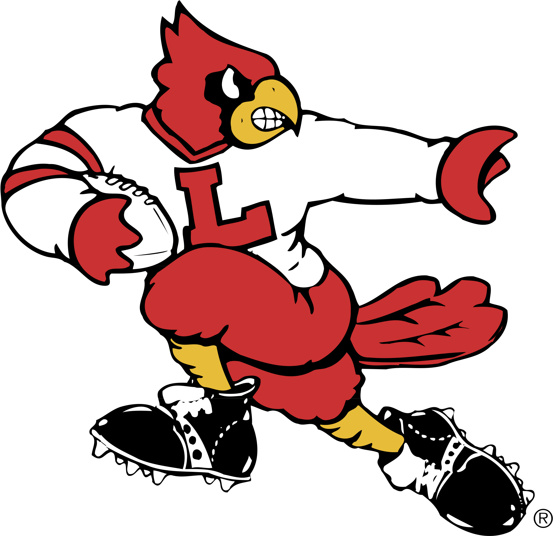 Louisville Cardinals Logo Png Transparent - Louisville Cardinals Logo (2400x2400), Png Download