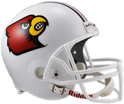 Louisville Cardinals Ncaa Replica Full Size Helmet - Lsu Tigers Full Size Replica Football Helmet (475x429), Png Download