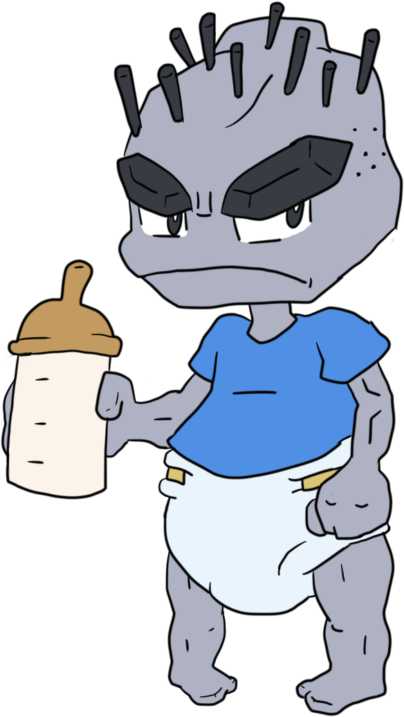 Geodude Pickles - Portable Network Graphics (1200x1200), Png Download