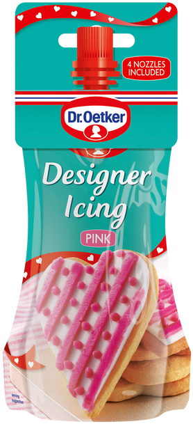 Oetker Pink Designer Icing Is A Soft Pink Decorating - Dr Oetker Designer Icing (636x636), Png Download