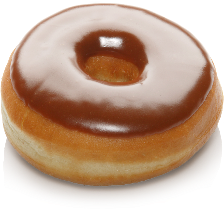 Donut Caramel Icing - Icing Bagel (1024x1024), Png Download