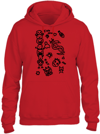 Zef Die Antwoord - Your Wife My Wife Superhero Hoodie - Wonder Woman - (400x500), Png Download