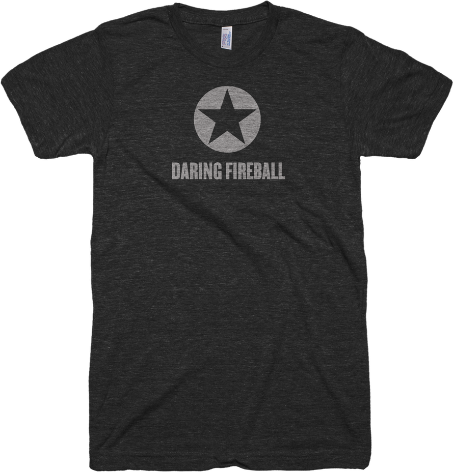 Thumbnail Of An Athletic Gray T-shirt With 'daring - Daring Fireball Shirt (976x976), Png Download