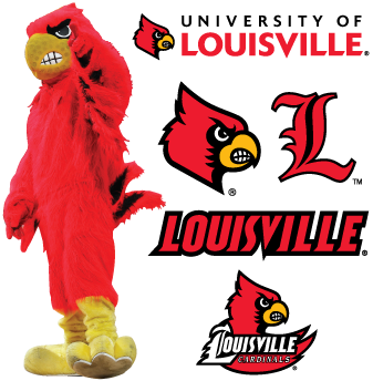 The Cardinal Bird Peel At Louisville Cardinal Photos - University Of Louisville (350x350), Png Download