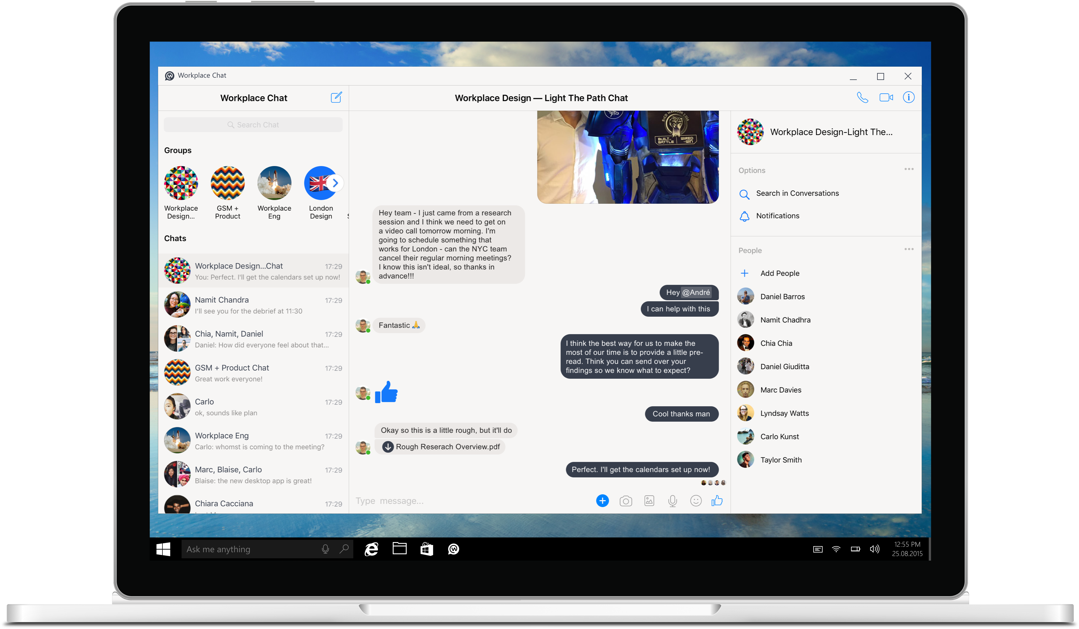 Download Workplace By Facebook Workplace Chat Desktop App Png Image With No Background Pngkey Com