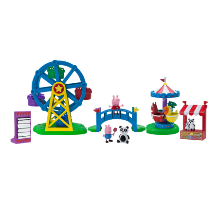 Walmart - Peppa Pig Fun Fair Playset (450x450), Png Download