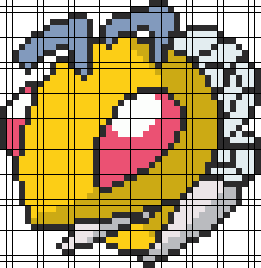 Pokemon Battle Trozei Beedrill Perler Bead Pattern (883x904), Png Download
