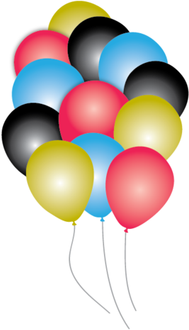 Pirate's Map Balloons Party Pack - Balloon (277x480), Png Download