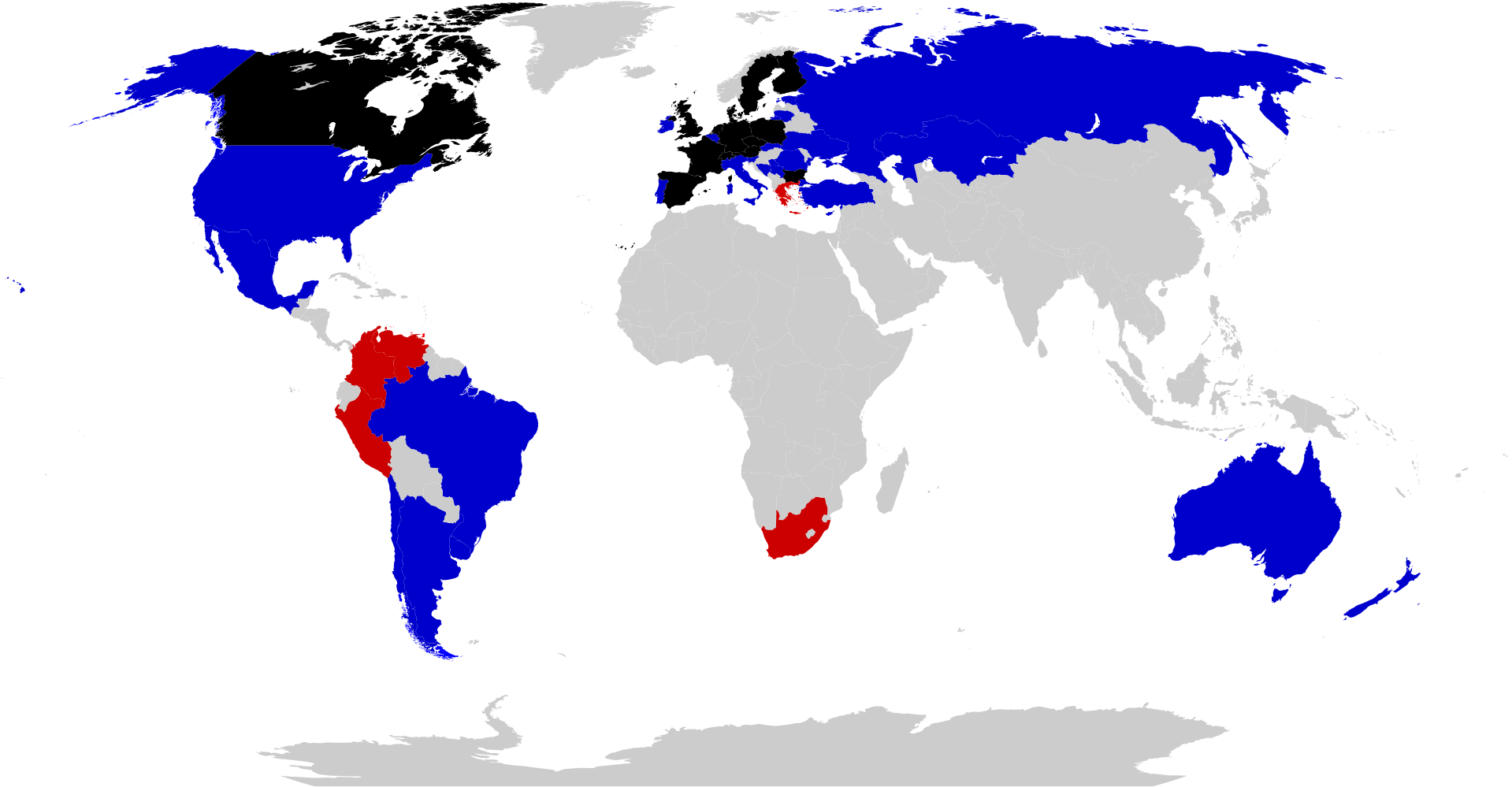 Open - World Map No Labels (2000x1117), Png Download