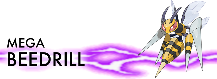 Mega Beedrill - Pokemon Mega Beedrill-ex Collection Box (700x256), Png Download