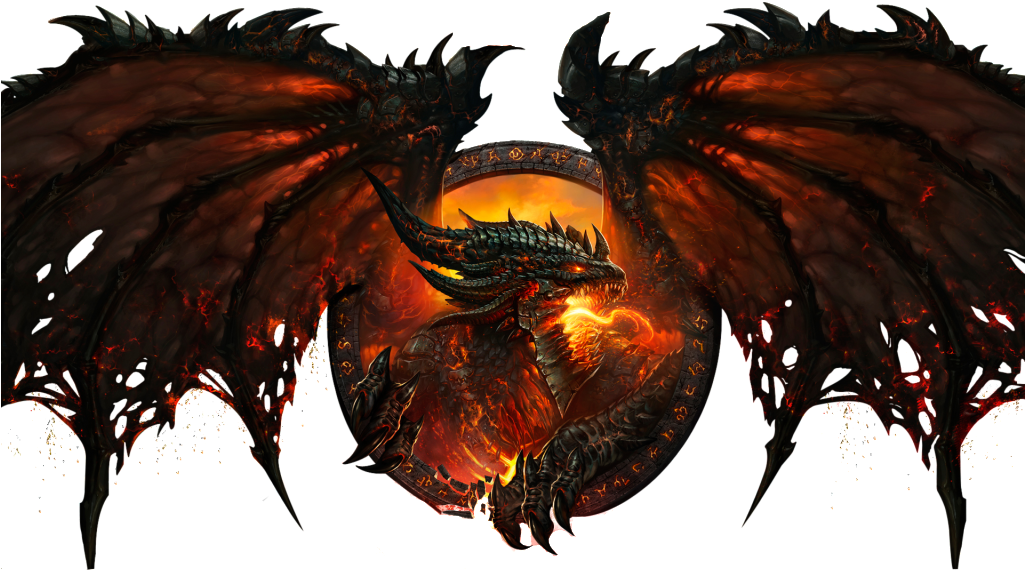 Deathwing - Wow Cataclysm (1024x640), Png Download