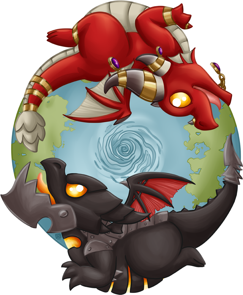 #dragons #art #alexstrasza #deathwing #ilikedcatapic - Alexstrasza Cute (1000x1000), Png Download