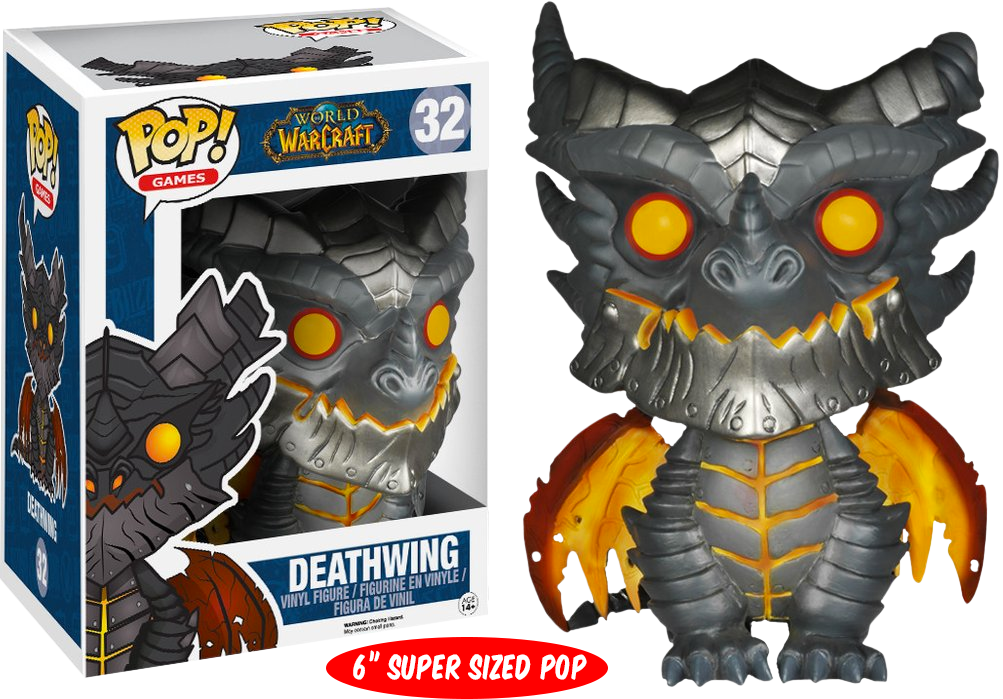 Deathwing 6" - Pop Game Wow (1003x699), Png Download