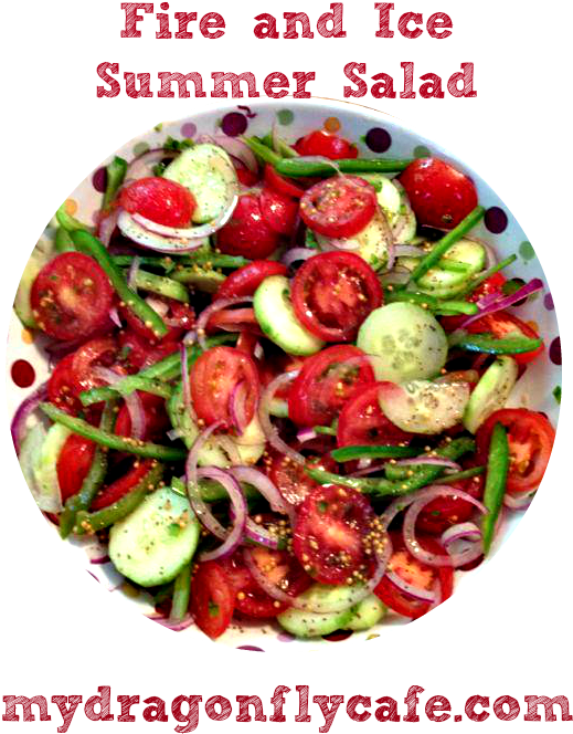 Fire And Ice Summer Salad - Fire (540x720), Png Download