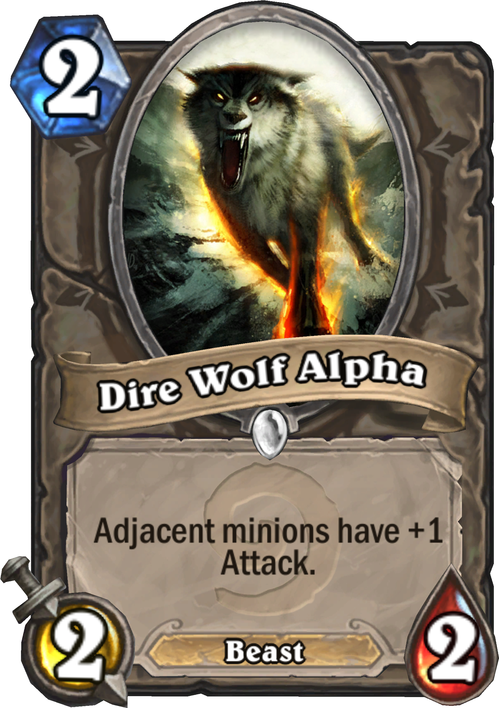 Dire Wolf Alpha (1668x2366), Png Download