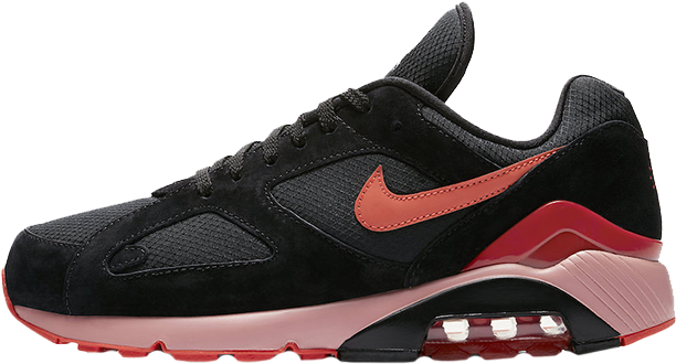 The Nike Air Max 180 Fire And Ice Arrives With Bags - Nike Air Max 180 Fire (640x387), Png Download