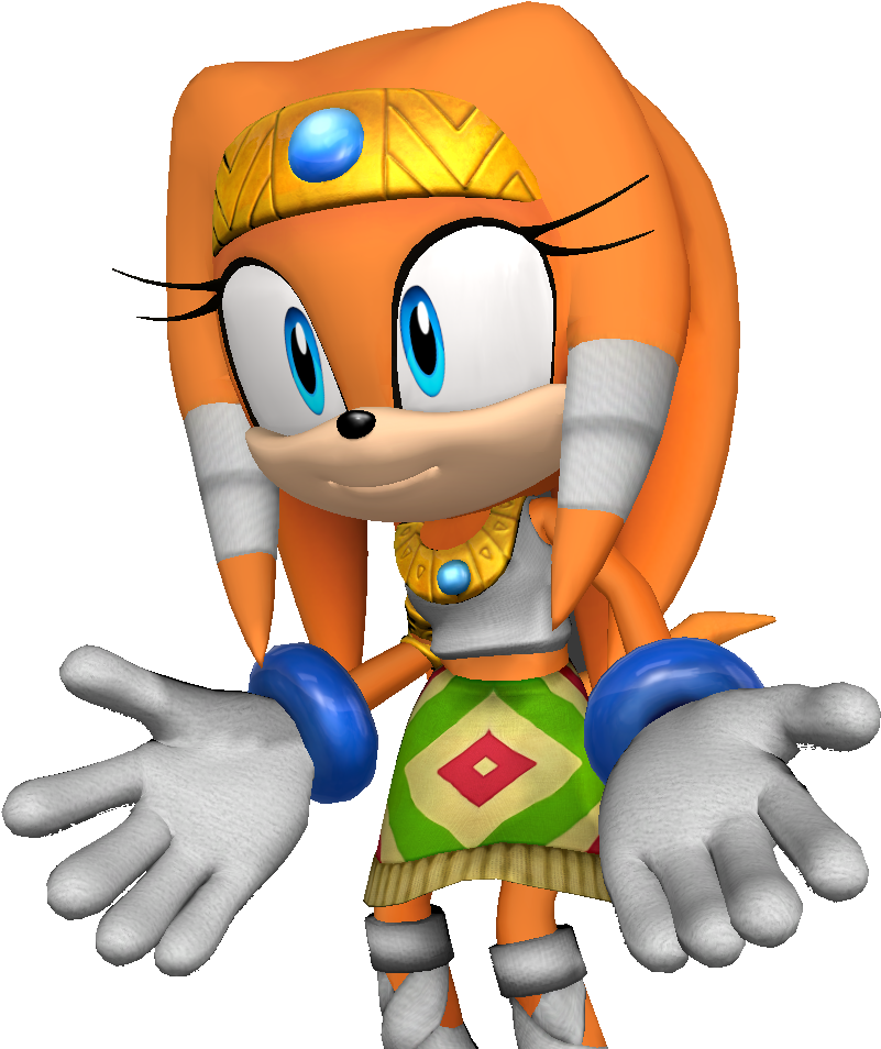 When Somebody Asks "chaos Is In Sonic Forces Where - Sonic Tikal (938x1004), Png Download