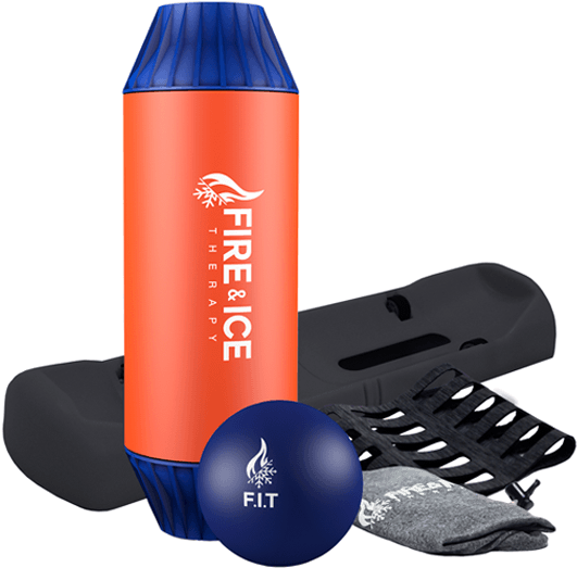Shown Here Is The Deluxe Fit Roller Combo Package - Muscle (555x600), Png Download