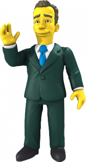 Tom Hanks 5" Action Figure - Neca The Simpsons 25th Anniversary Action Figure – (300x566), Png Download