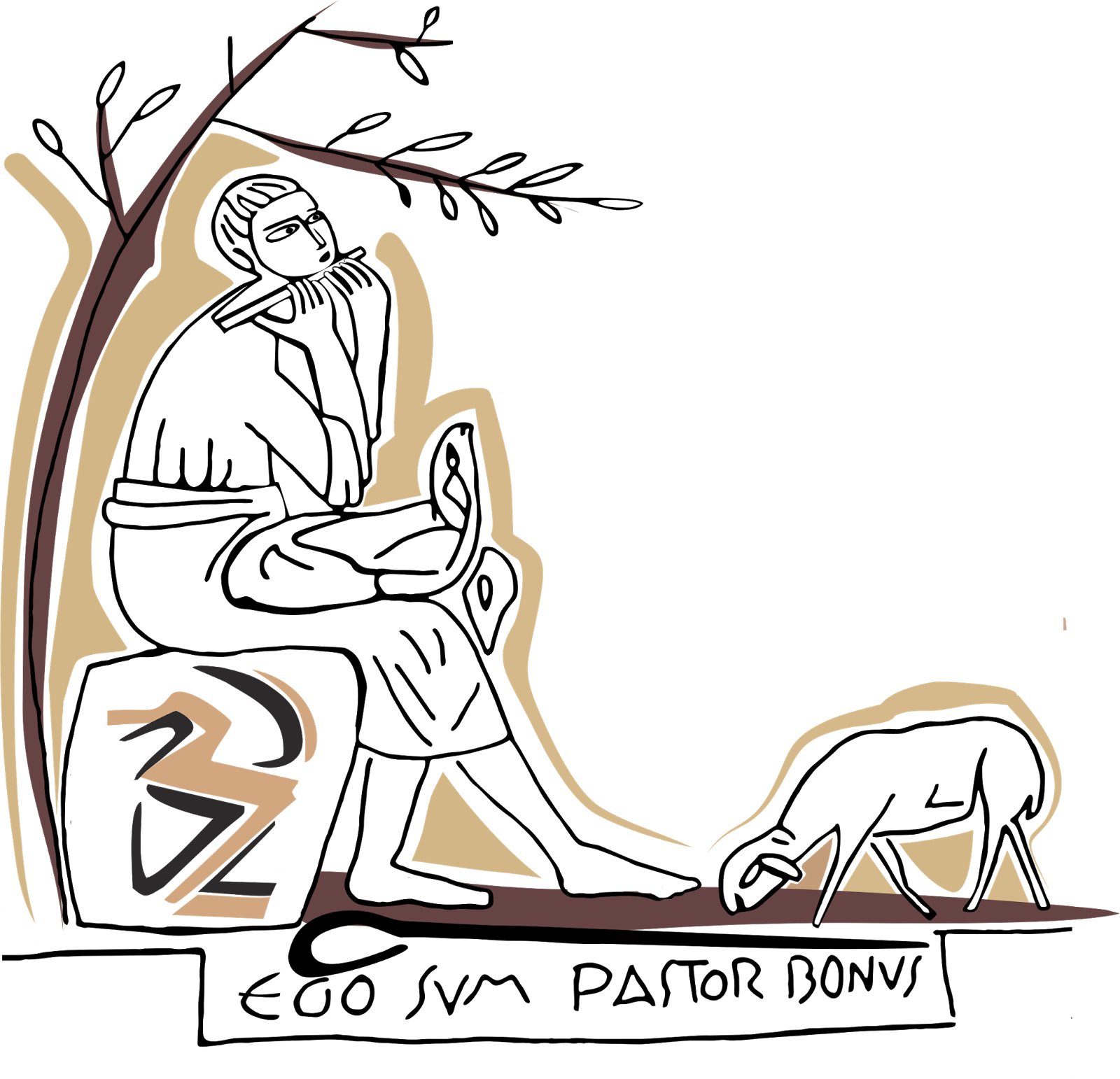 Bom Pastor 1 - Bom Pastor Png (1600x1542), Png Download