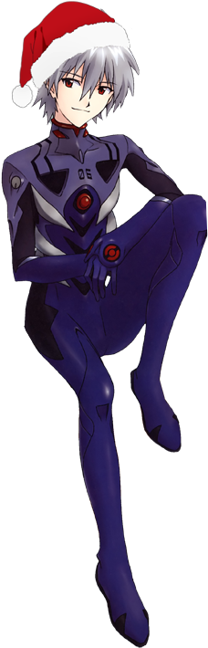 Transparent Kaworu Santa Hat - Каору И Синдзи Яой (306x745), Png Download