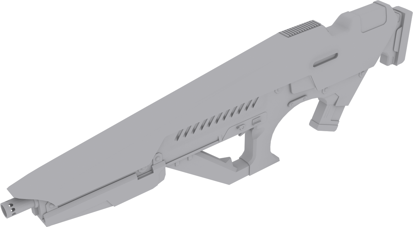Nl 04 315k - Destiny Gun Low Poly (1920x1080), Png Download