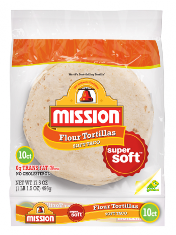 Mission Soft Taco Flour Tortillas - Mission Tortillas (736x460), Png Download