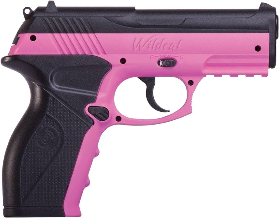 Crosman P10pnk Wildcat Air Pistol Semi-automatic - Crosman Wildcat Co2 Pistol Bb (1000x801), Png Download