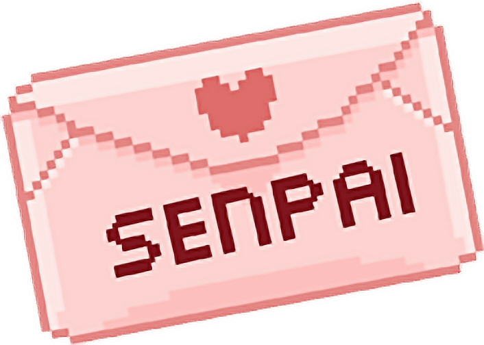 Report Abuse - Png Kawaii Pixel Senpai (706x504), Png Download