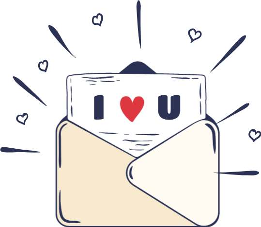 Love Letter (539x467), Png Download
