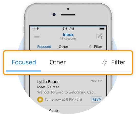 Focused Inbox - Computer File (530x444), Png Download