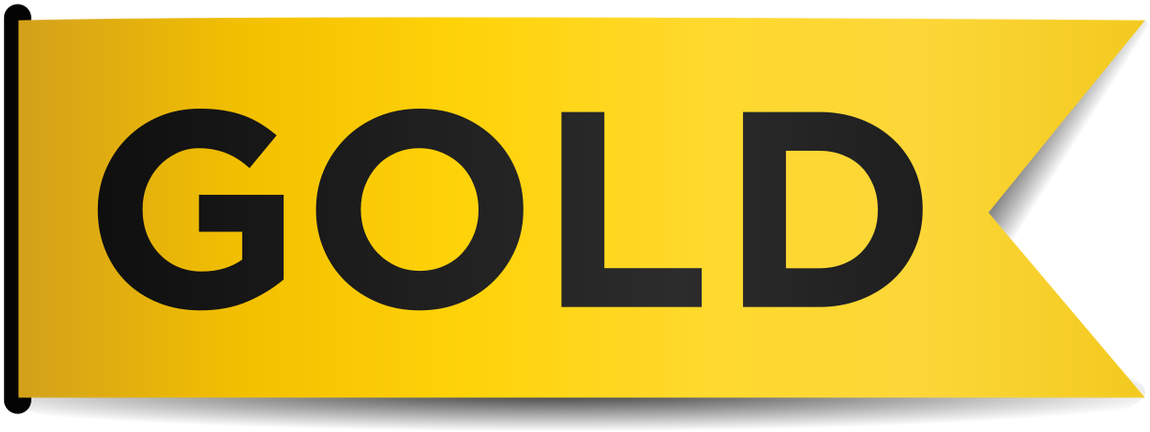 Magic Gold Numbers - Gold Uktv (1200x462), Png Download