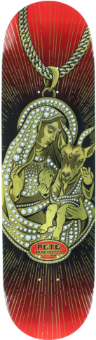 Real Ramondetta Jesus Piece Skateboard Deck - Skateboard Deck (480x480), Png Download