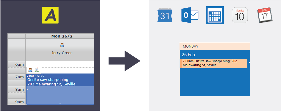 Subscribe To External Calendars (984x411), Png Download
