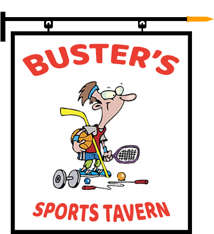Buster's Sports Tavern Logo - Athlete Clip Art (500x500), Png Download