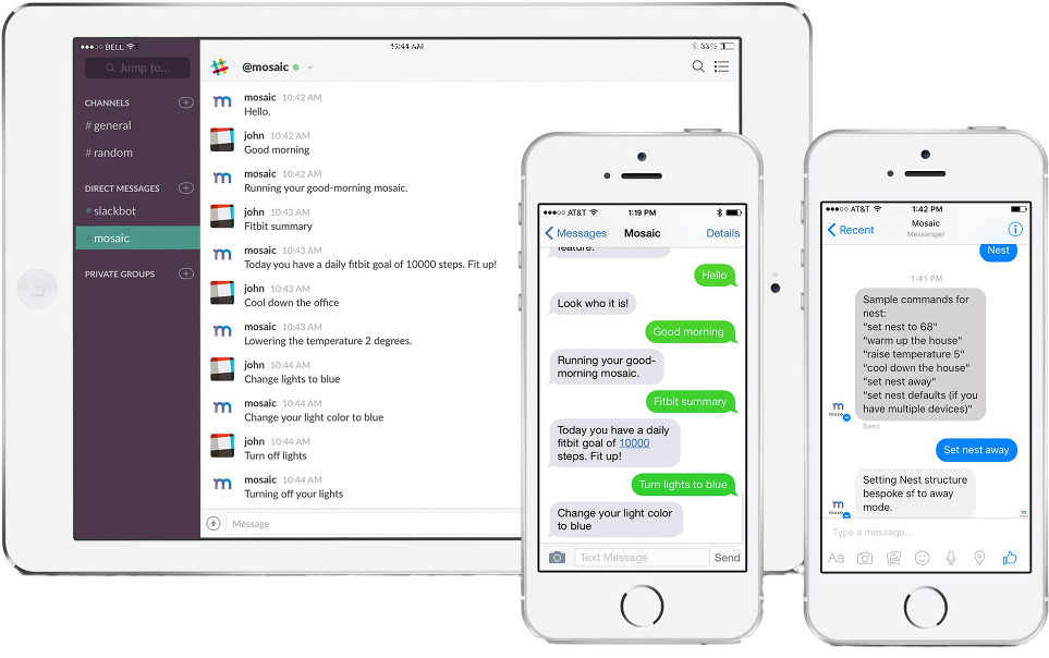 Messenger, Slack & Texting Support - Internet Of Things (1170x750), Png Download