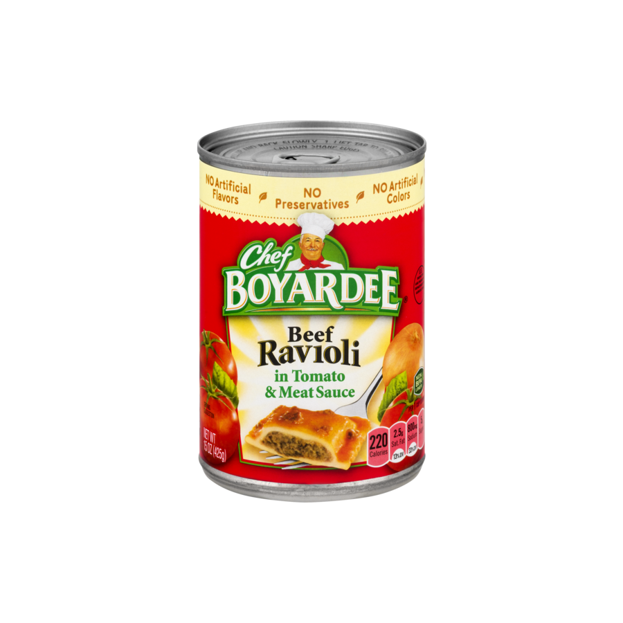 Chef Boyardee Beef Ravioli (900x900), Png Download
