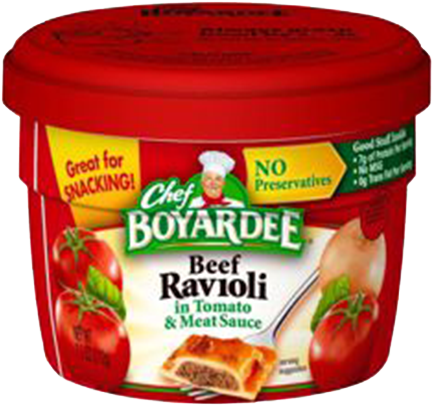 Chef Boyardee Microwavable Bowls - Chef Boyardee Spaghetti (500x500), Png Download
