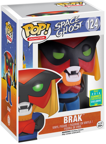 Sdcc 2016 Space Ghost - Brak Funko Pop (355x480), Png Download