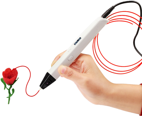 A 3d - Adroitone Intelligently Powerful 3d Printing Pen Filament (480x383), Png Download